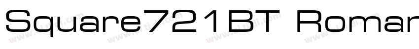 Square721BT RomanCon字体转换